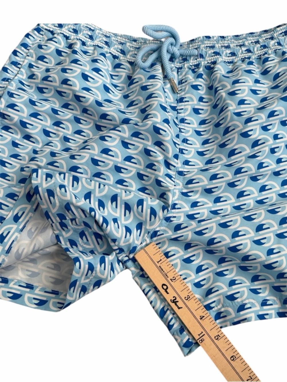 Meriggi Patterned Swim Trunks - Picture 6 of 7